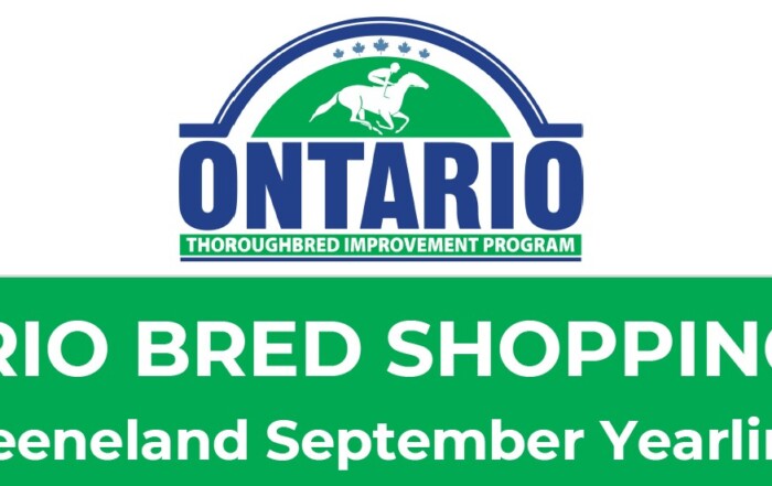 Ontario Bred Shopping List - 2026 Keeneland September Yearling Sale